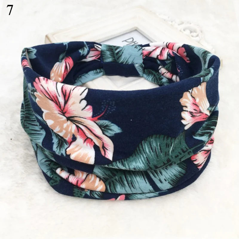 Bohemian Wide Cotton Headbands