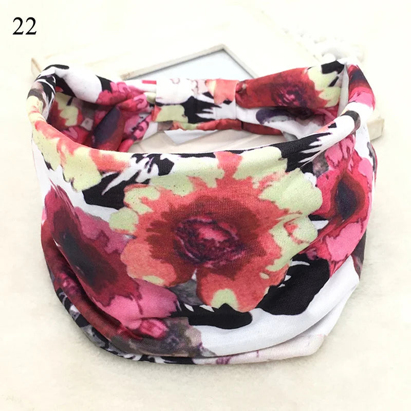 Bohemian Wide Cotton Headbands