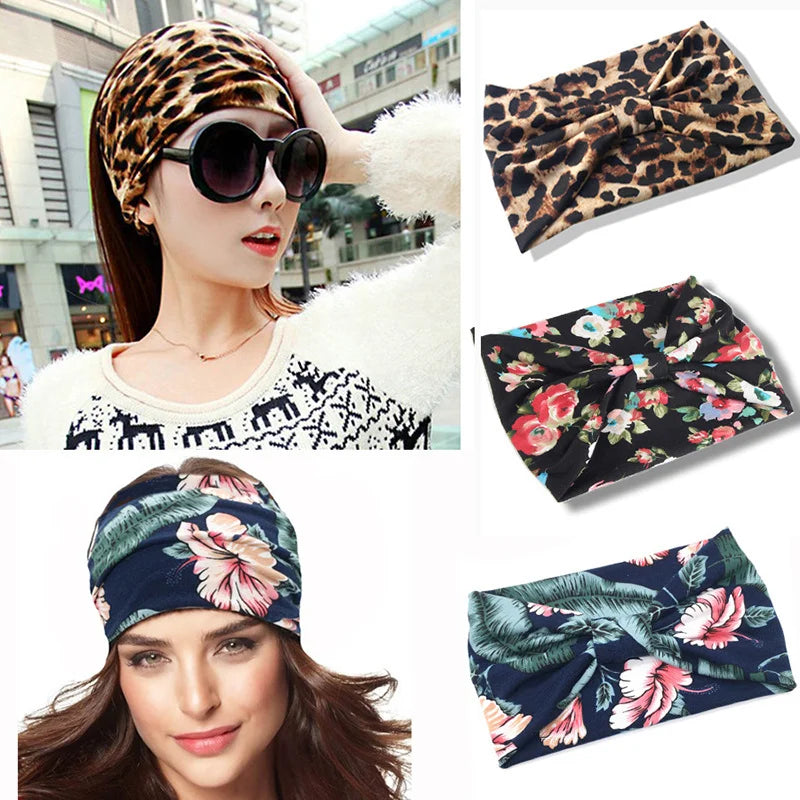 Bohemian Wide Cotton Headbands